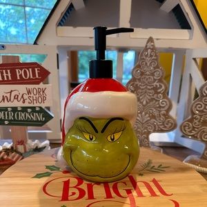 SOLD….the Grinch soap dispenser